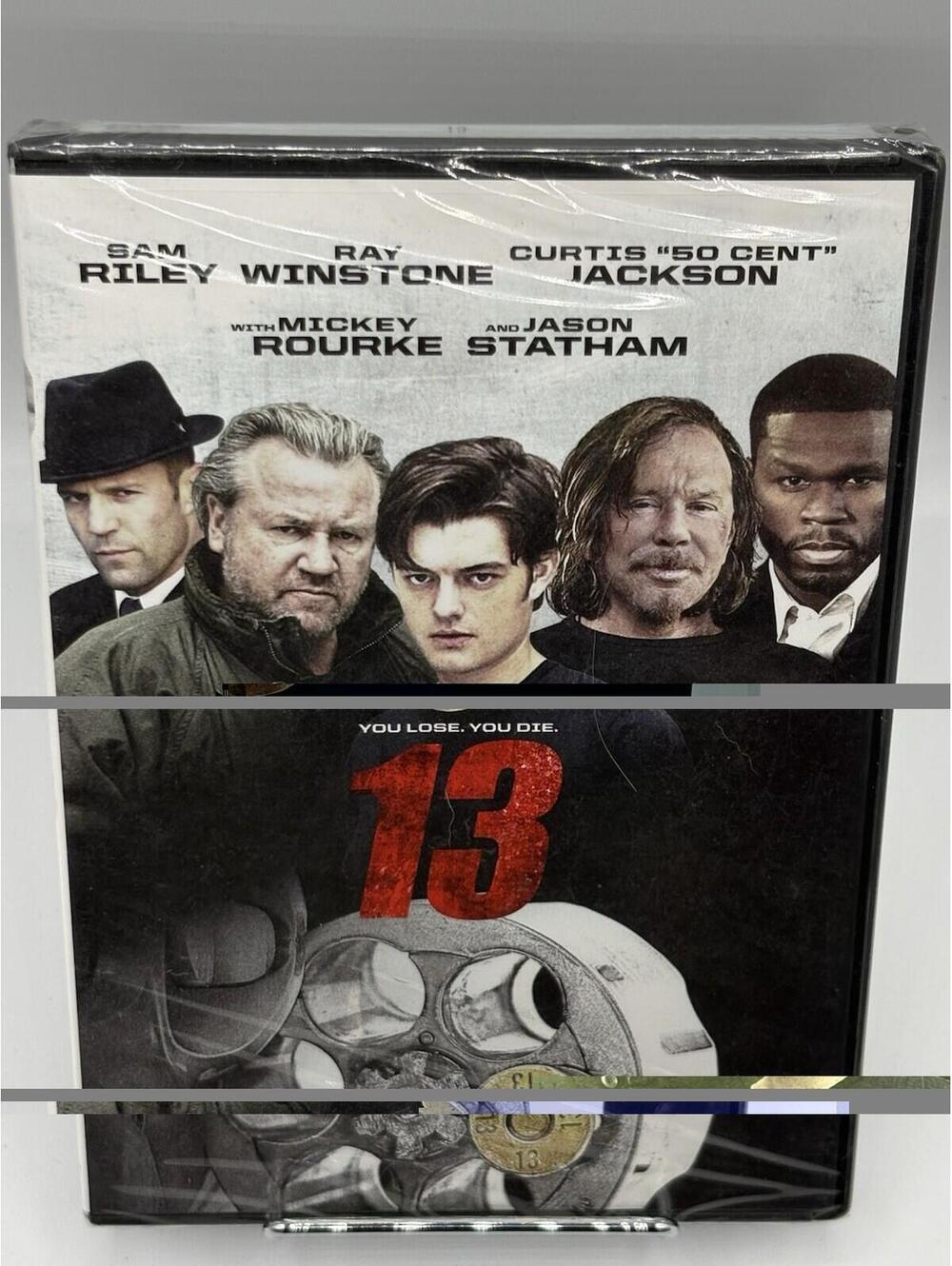 13 DVD 2010 Sam Riley Ray Winstone 50 Cent Mickey Rourke Jason Statham
